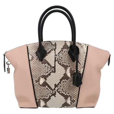 louis vuitton lockit python